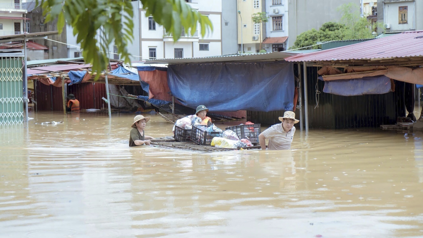 Dozens dead in Vietnam from Typhoon Yagi flooding, state media report : NPR