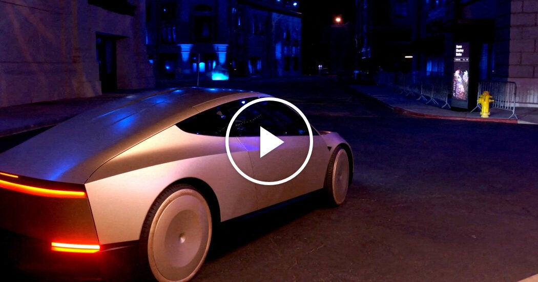 Elon Musk Unveils Tesla ‘Robotaxi’