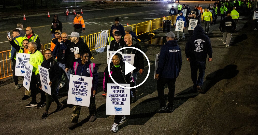 Port Workers Go on Strike