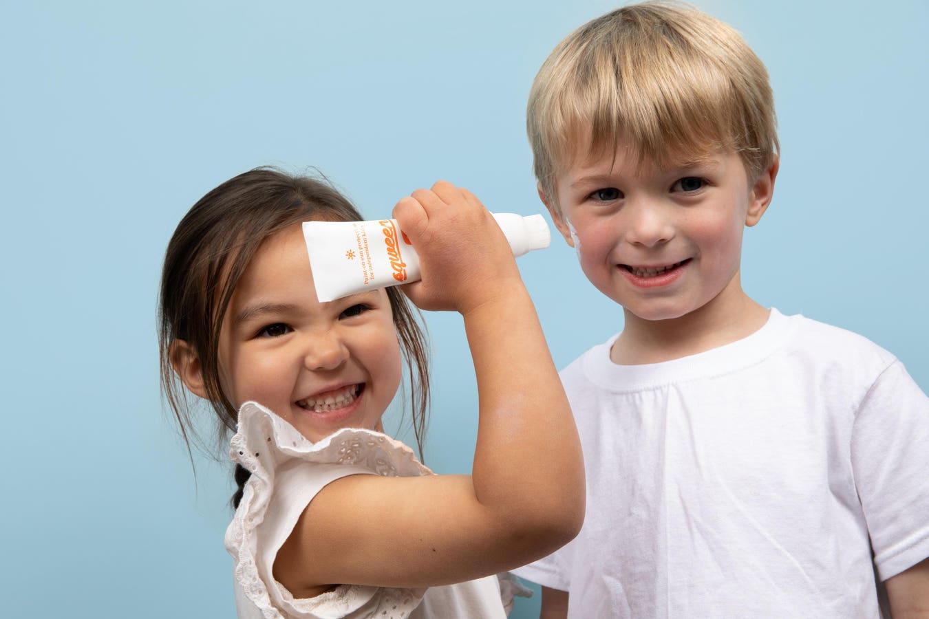 Colorful, Paint-On Sunscreen For Kids