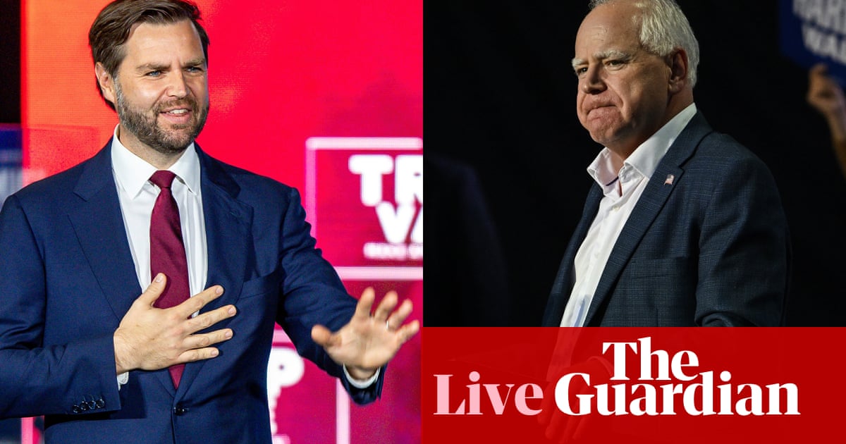 Vance-Walz debate live updates: vice-presidential candidates to square off in critical debate | US elections 2024