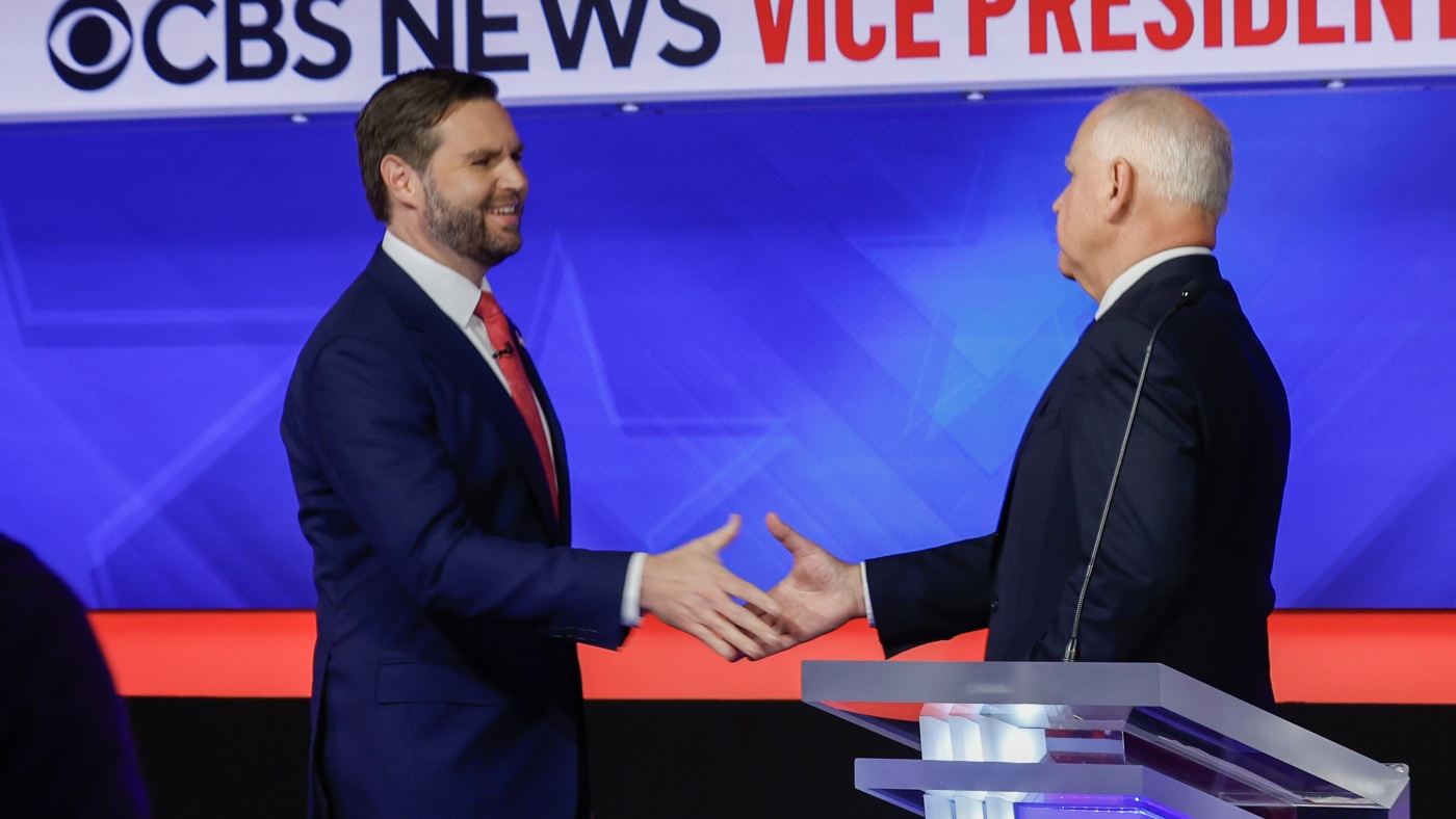 Vice presidential debate; Hurricane Helene in NC : NPR