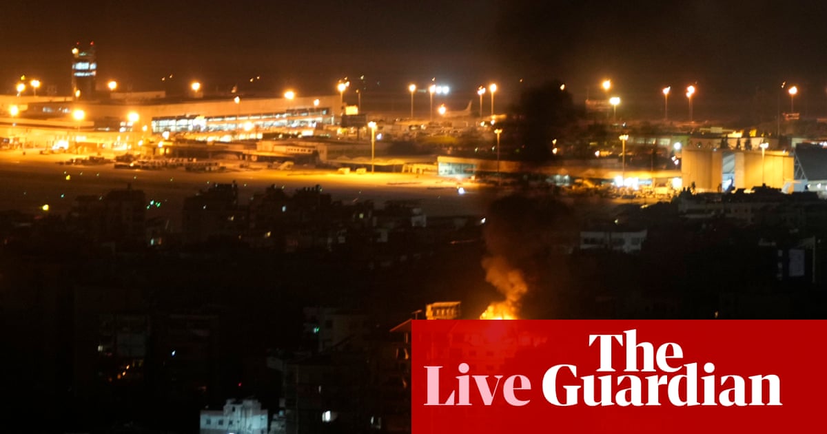 Middle East crisis live: Beirut strikes reportedly target potential Hezbollah leader; 18 killed in Israeli strike on West Bank, officials say | Lebanon