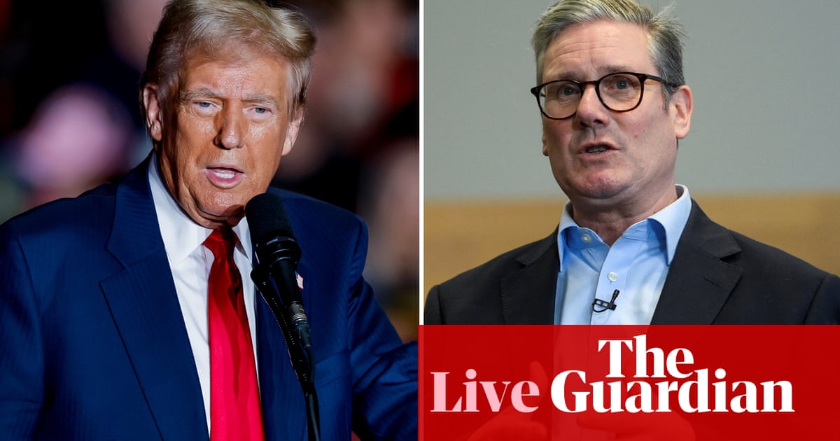 Labour plays down row with Donald Trump over claim of US election interference – UK politics live | Politics