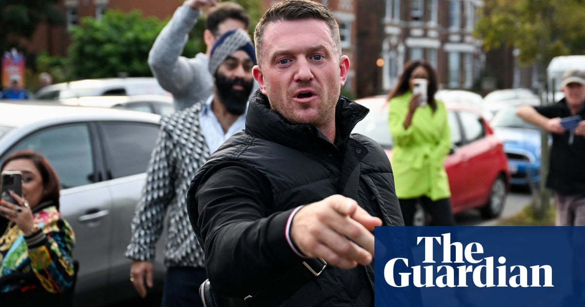 Tommy Robinson jailed for 18 months after admitting contempt of court | Tommy Robinson