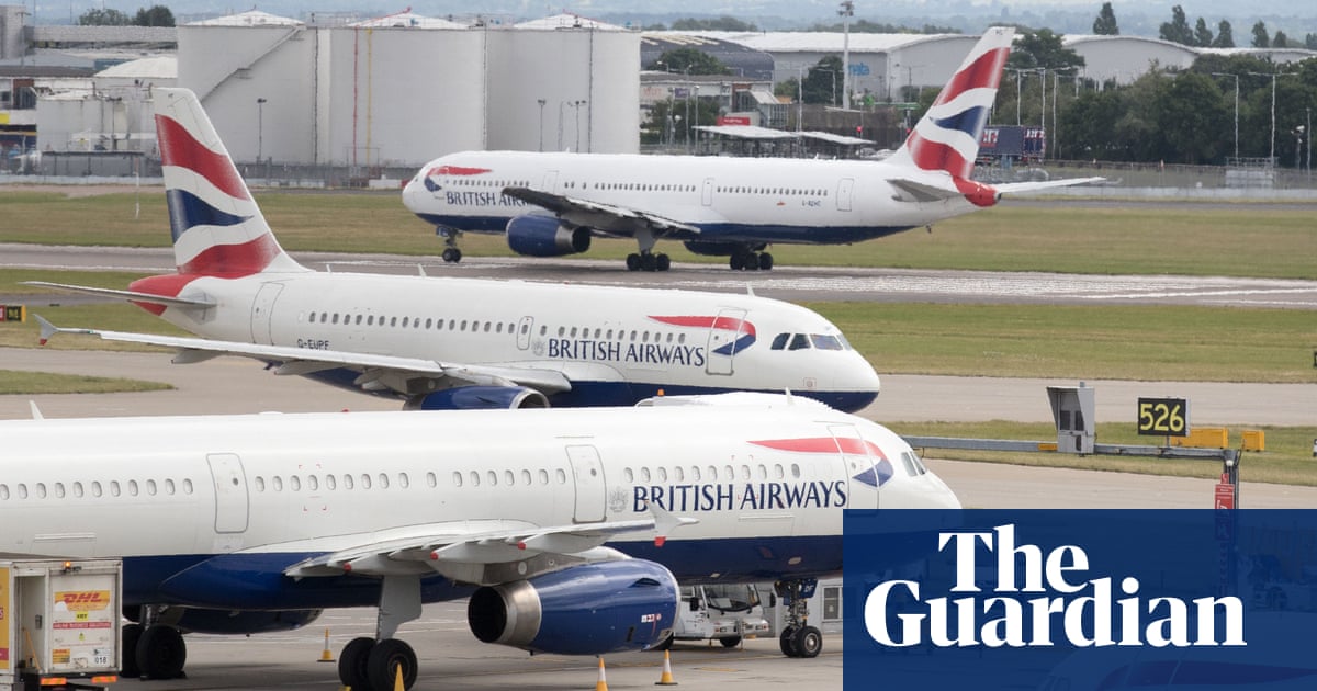 Two women removed from BA flight ‘after altercation over Maga cap’ | Heathrow airport