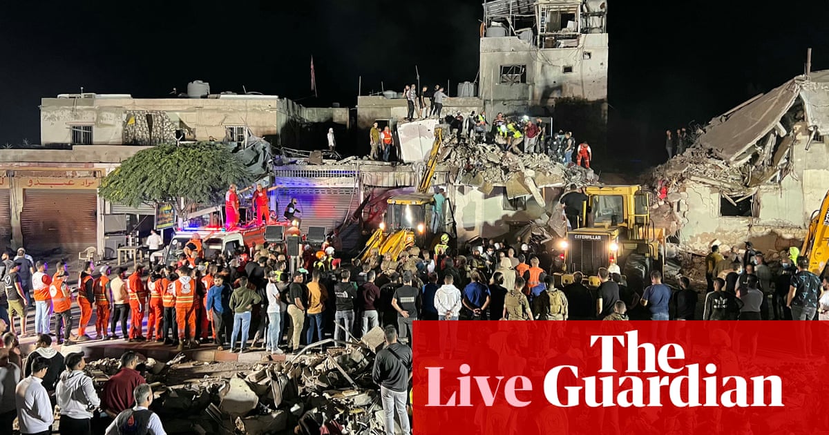 Middle East crisis live: Israeli airstrikes and tank advances reported in Lebanon | Israel