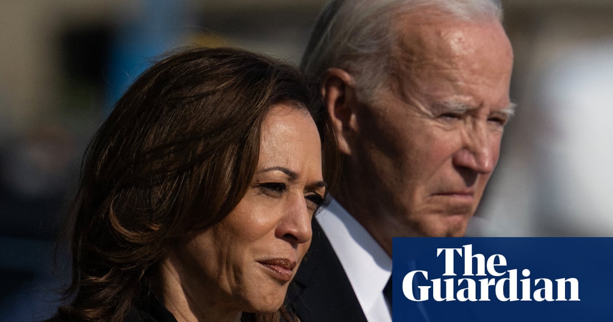 Biden’s ‘garbage’ comments gaffe hastens Harris’s slow-mo breakup with president | US elections 2024