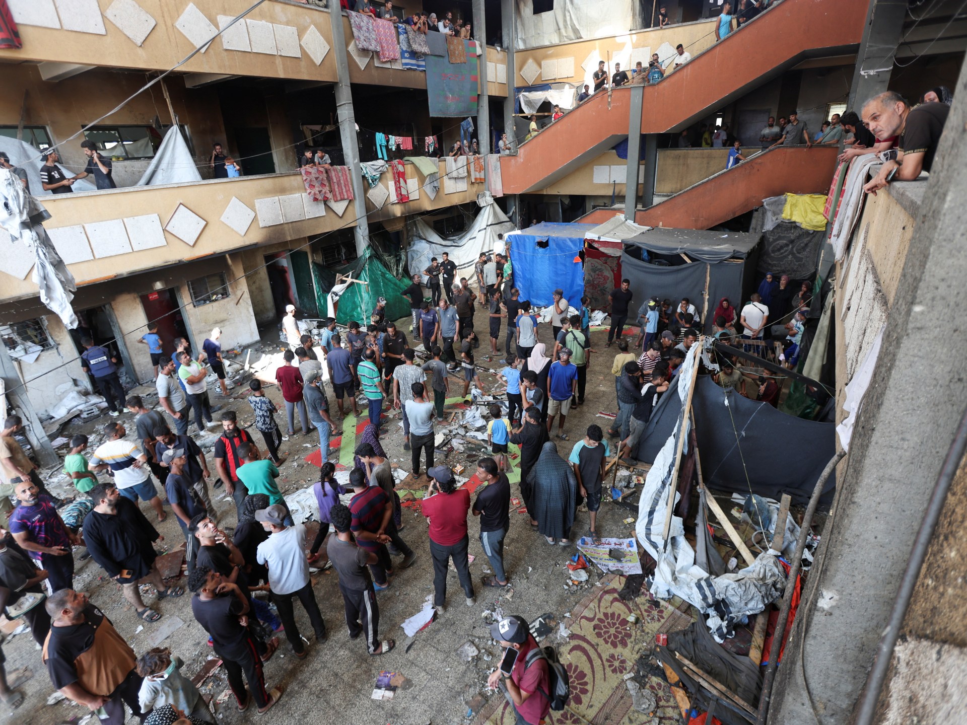 At least 28 killed in Israeli attack on school sheltering displaced in Gaza | Gaza News