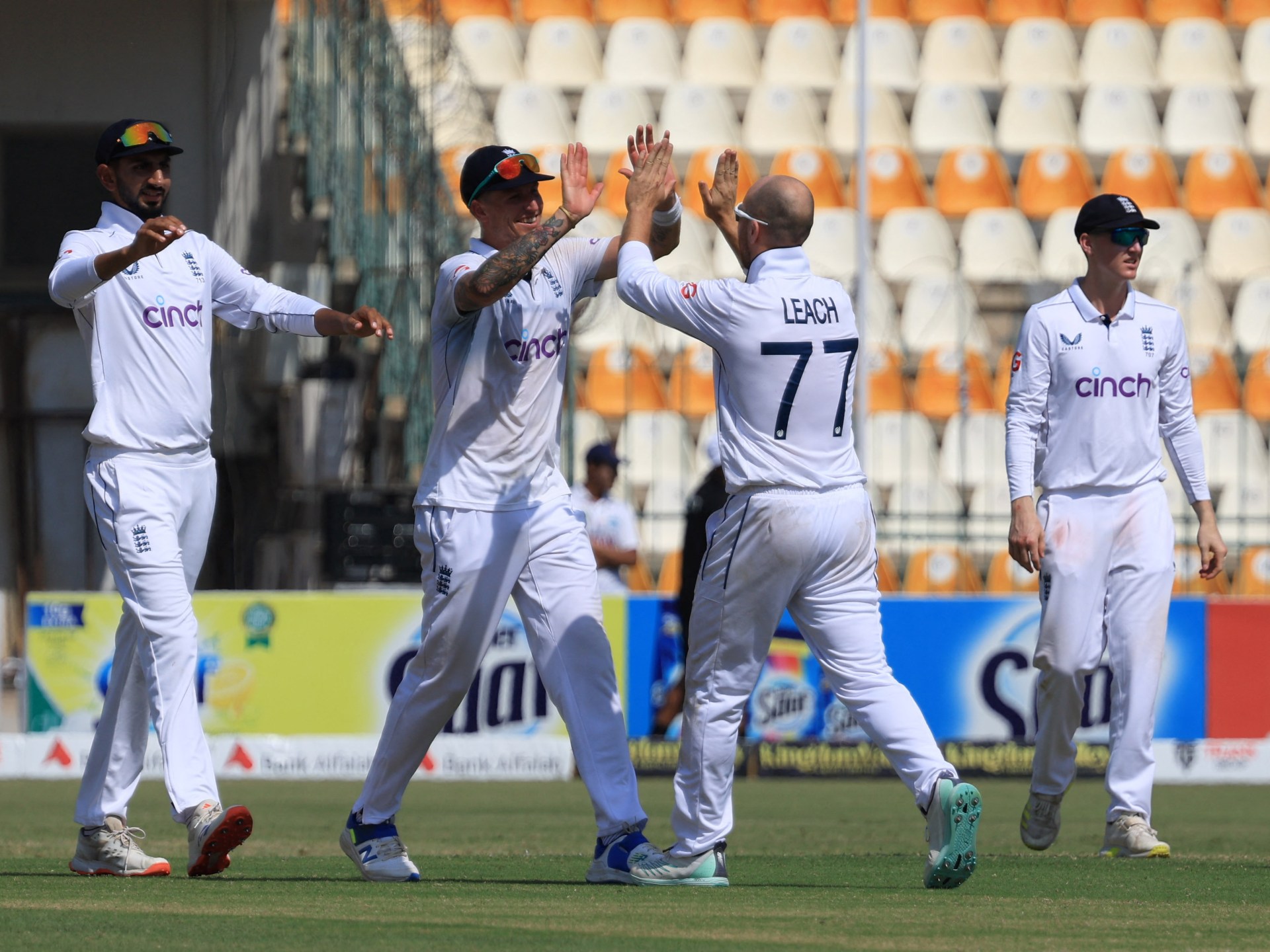 Leach leads England rout of Pakistan in first Test | Cricket News