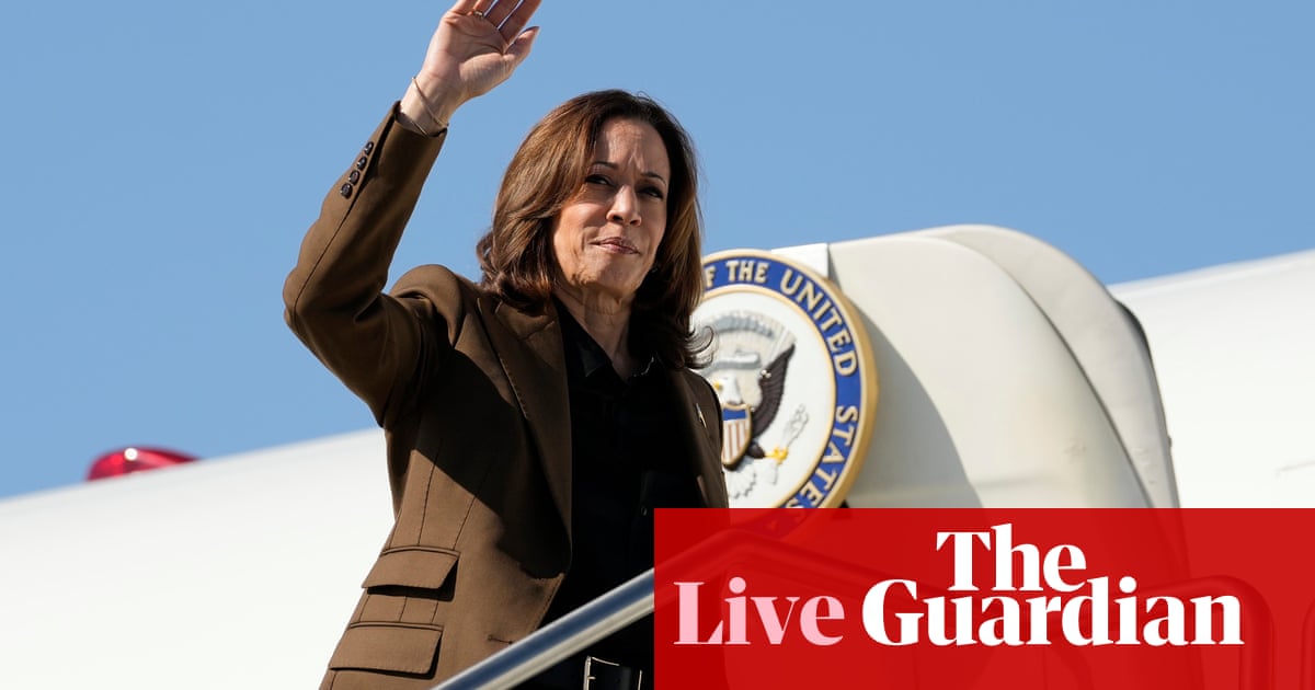 Donald Trump to speak at Hispanic event as Kamala Harris releases medical report – live | US politics