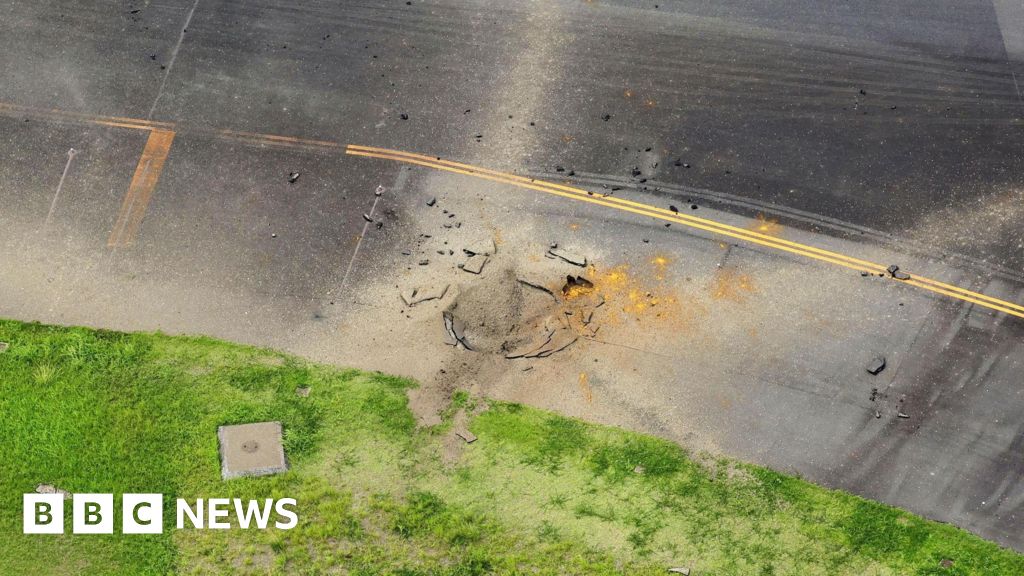 Blast from unexploded US bomb grounds flights at Japanese airport