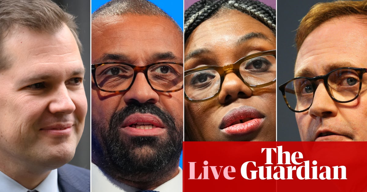 Tory leadership candidates in key face-off at party conference – UK politics live | Politics