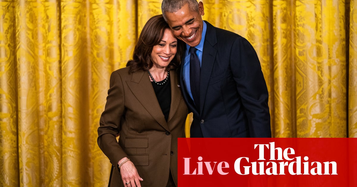 Marjorie Taylor Greene says ‘they’ control the weather as Helene death toll hits 215; Barack Obama to campaign for Kamala Harris – US elections live | US elections 2024