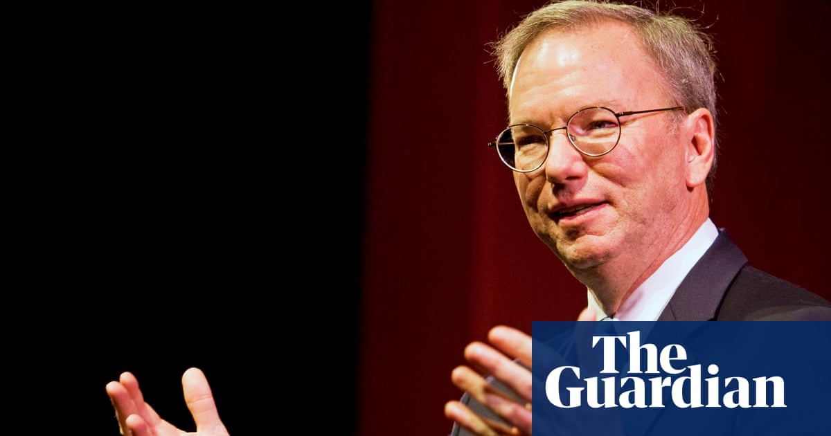 Ex-Google boss Eric Schmidt to attend UK international investment summit | Eric Schmidt