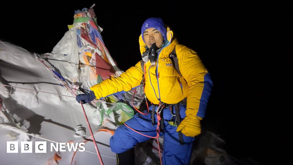 Nepal teen breaks record by climbing Earth's highest mountains