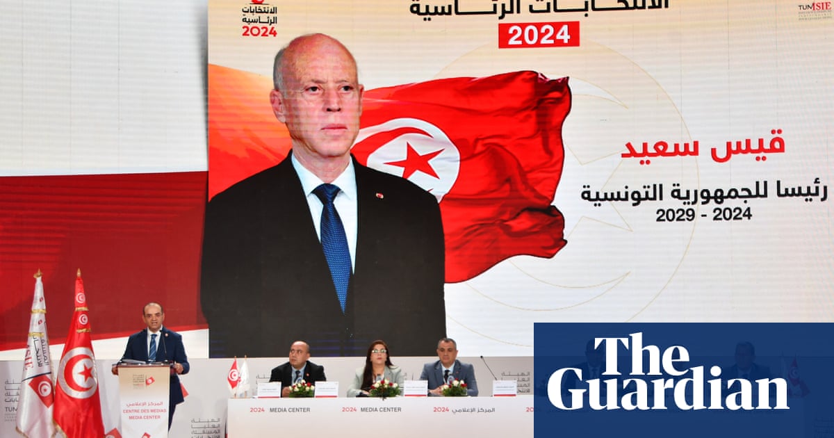 Tunisia’s president wins landslide second term after cracking down on opponents | Tunisia