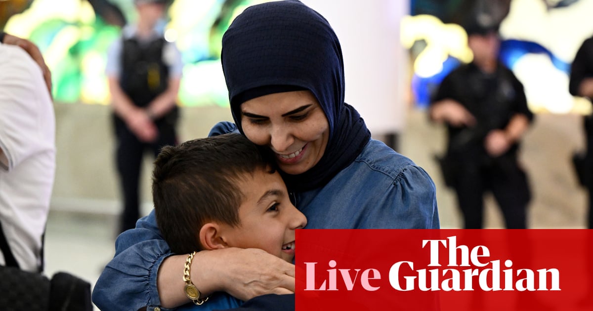 Australia politics live: first repatriation flight arrives from Beirut; power union launches ads questioning nuclear energy | Australian politics