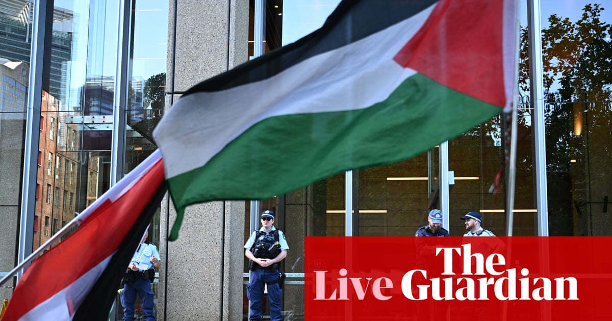 Australia news live: pro-Palestine protesters plan vigil on Monday as NSW force vows ‘high visibility’ policing of Sunday rally | Australia news