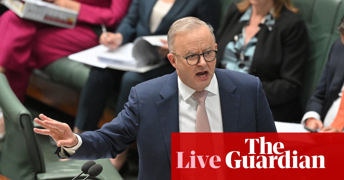 Australia politics live: Labor to legislate public ownership of NBN; Albanese makes second apology for Tourette’s remark | Australian politics