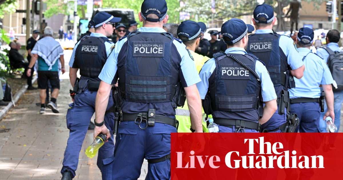 Australia news live: police to ‘negotiate heavily’ with pro-Palestine vigil organisers; what next for Mona’s Ladies Lounge? | Australia news