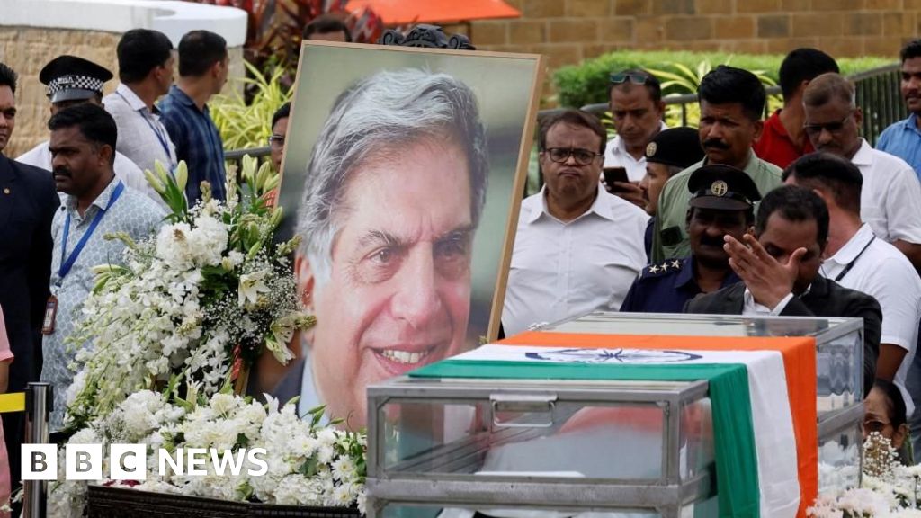 Ratan Tata is cremated with full state honours in Mumbai