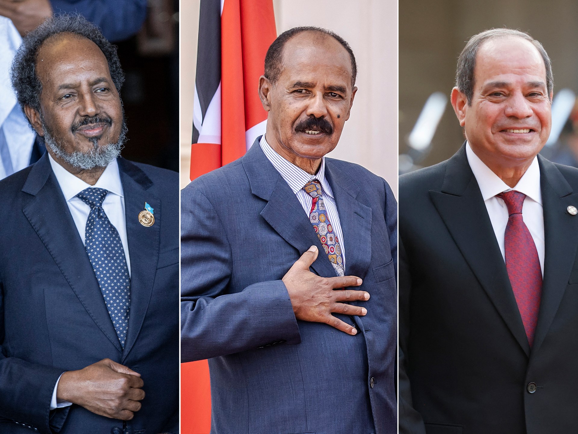 Somalia, Eritrea and Egypt pledge to bolster security ties | Politics News