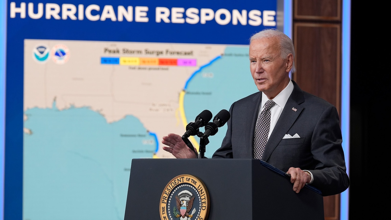 Biden tells Trump 'get a life' over hurricane misinformation