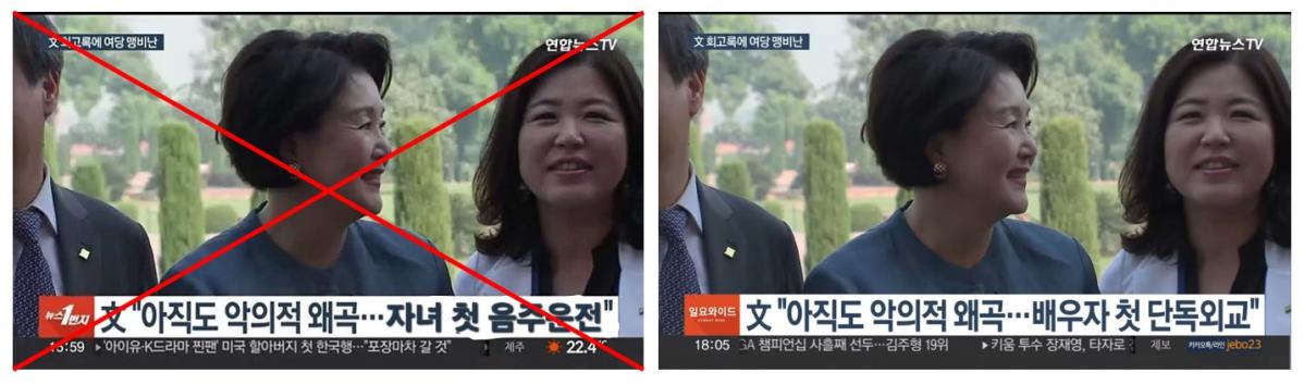 Doctored report circulates about daughter of former S. Korean president's drink driving case