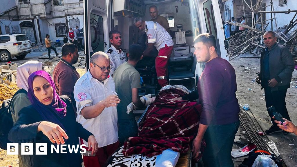 One medic left at Gaza hospital as Israel says it arrested 100 ‘terrorists’