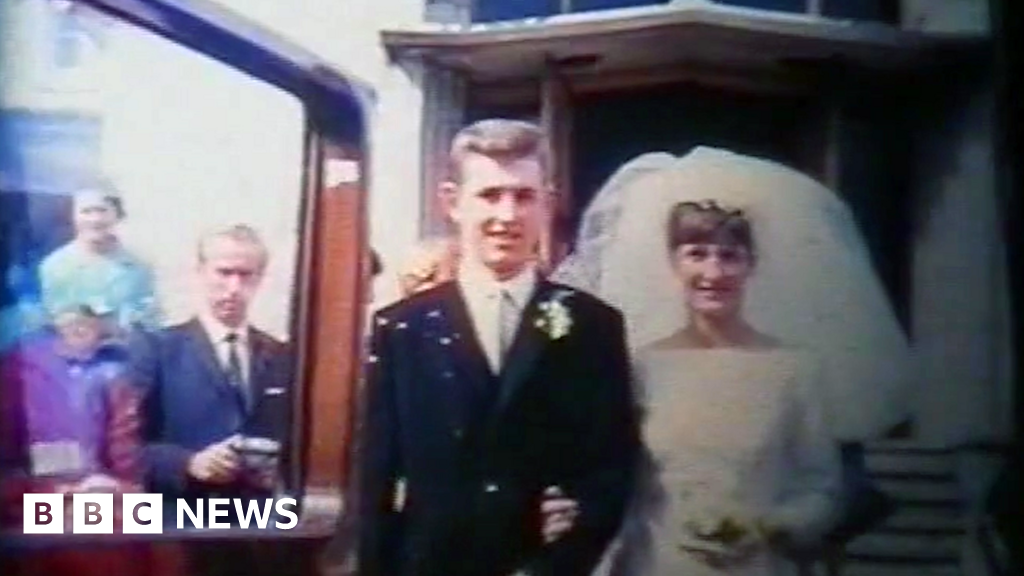 Couple reunited with lost wedding film after 57 years