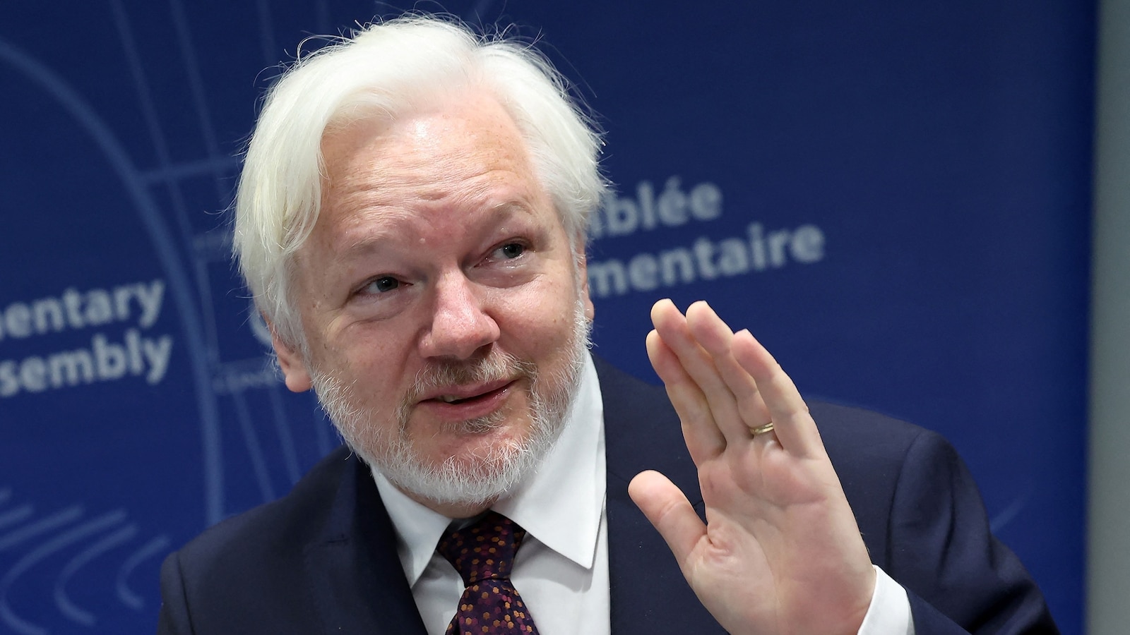 Julian Assange makes 1st public appearance since his release from prison