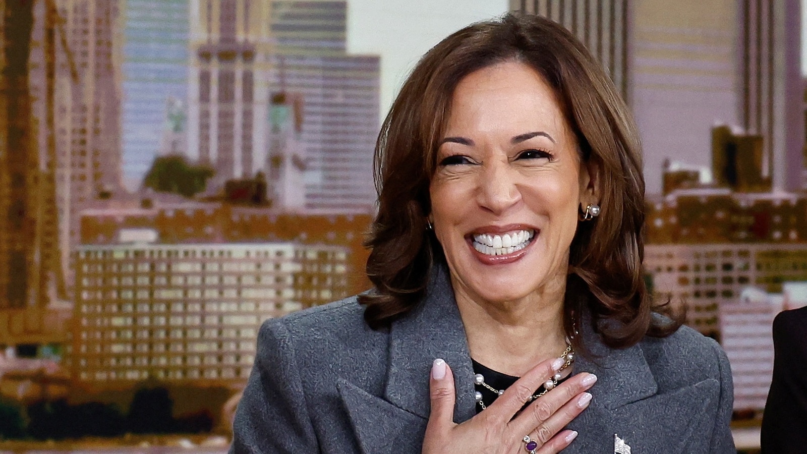 In media blitz, Harris broadens reach but struggles to differentiate herself from Biden