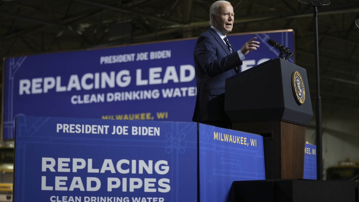 Biden requires U.S. cities to replace lead pipes nationwide : NPR