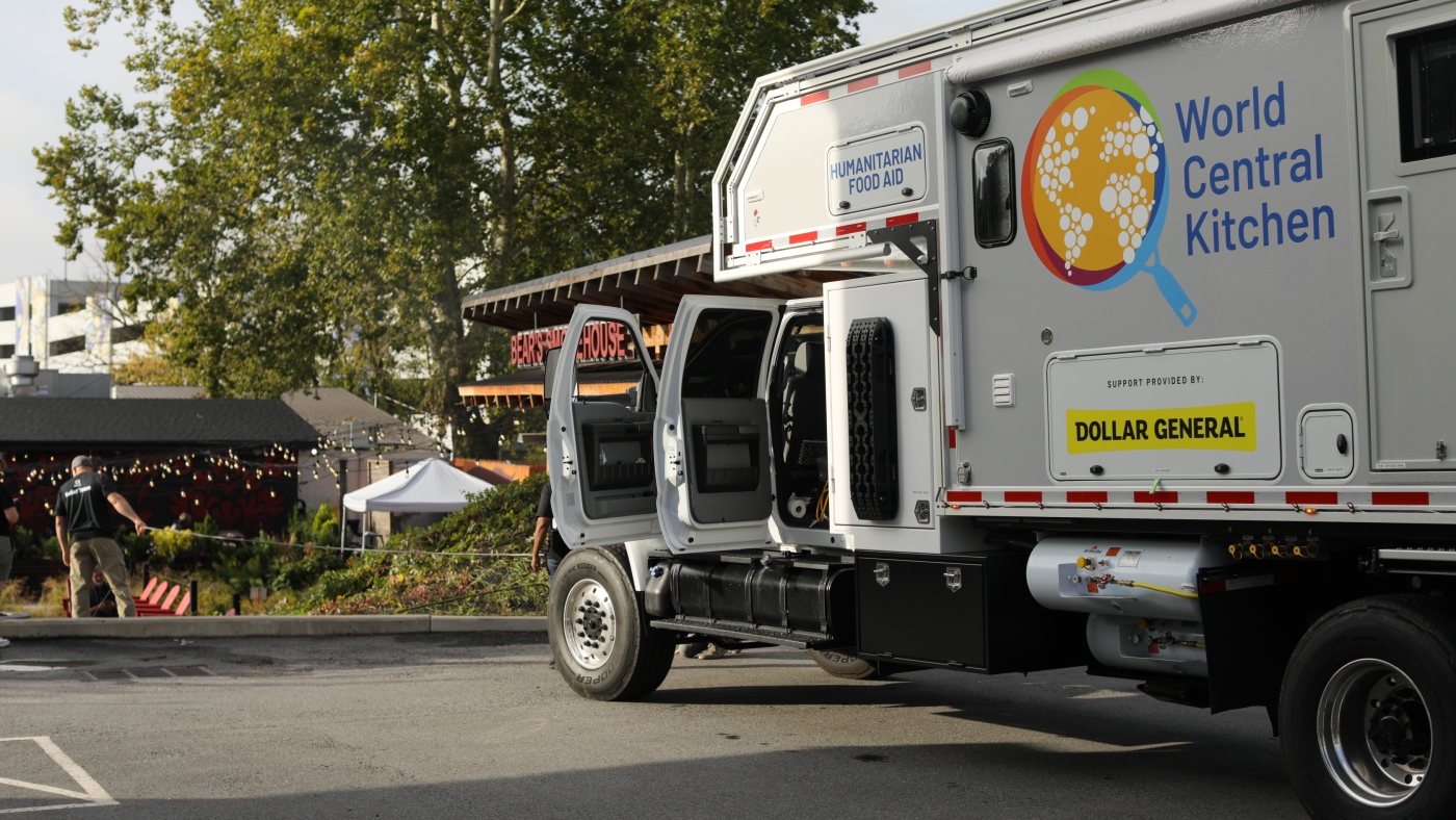 World Central Kitchen volunteer helps feed Asheville residents after Helene : NPR