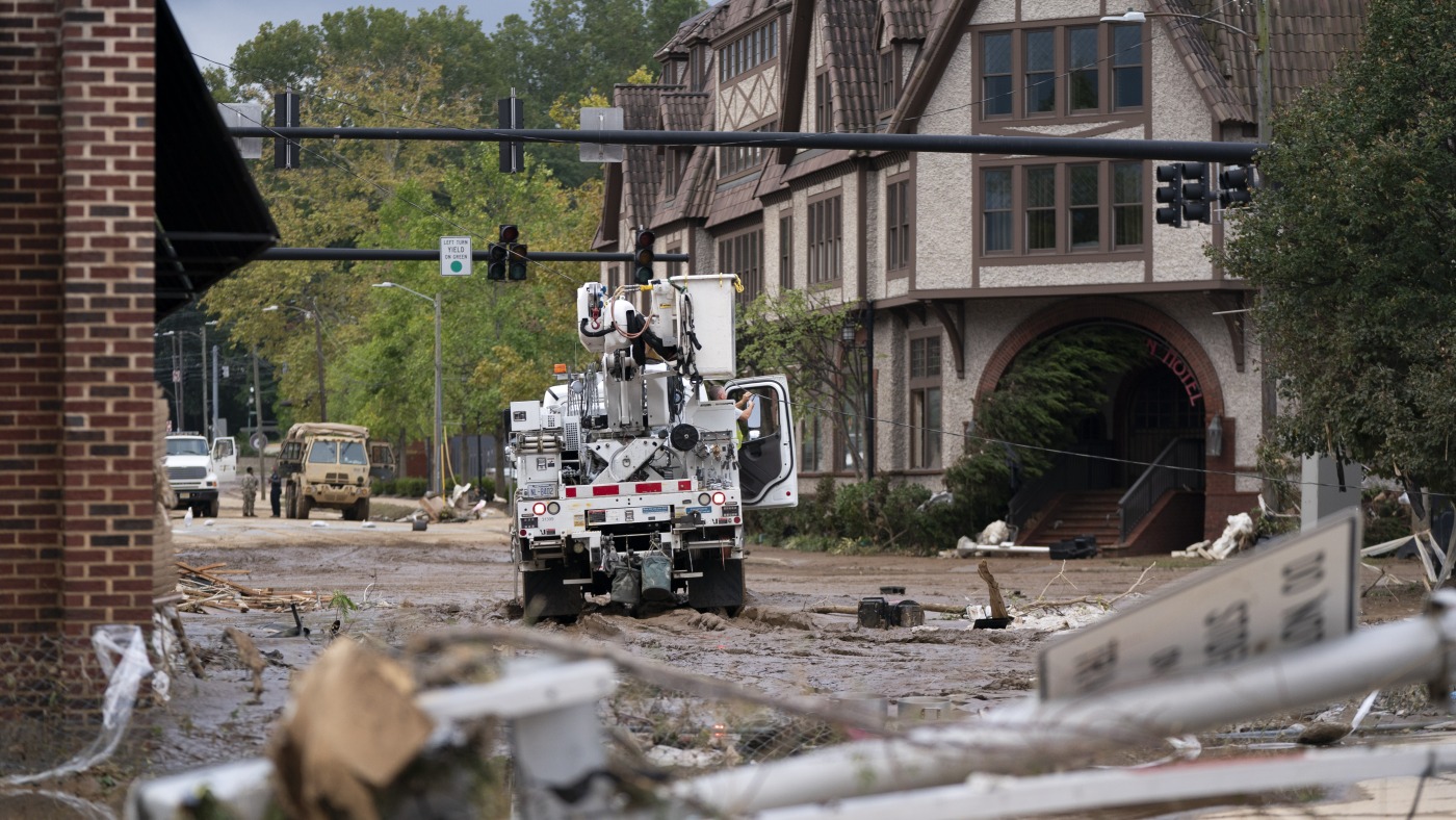 The Biltmore Estate works to recover from Helene damage in Asheville : NPR