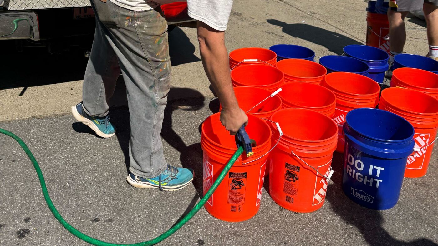 Asheville builds a makeshift sanitation system after Helene : NPR