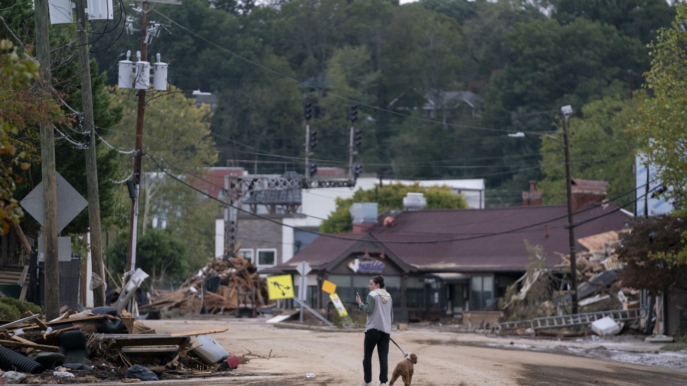 They came to Asheville looking for a 'climate haven.' Then came Hurricane Helene : NPR