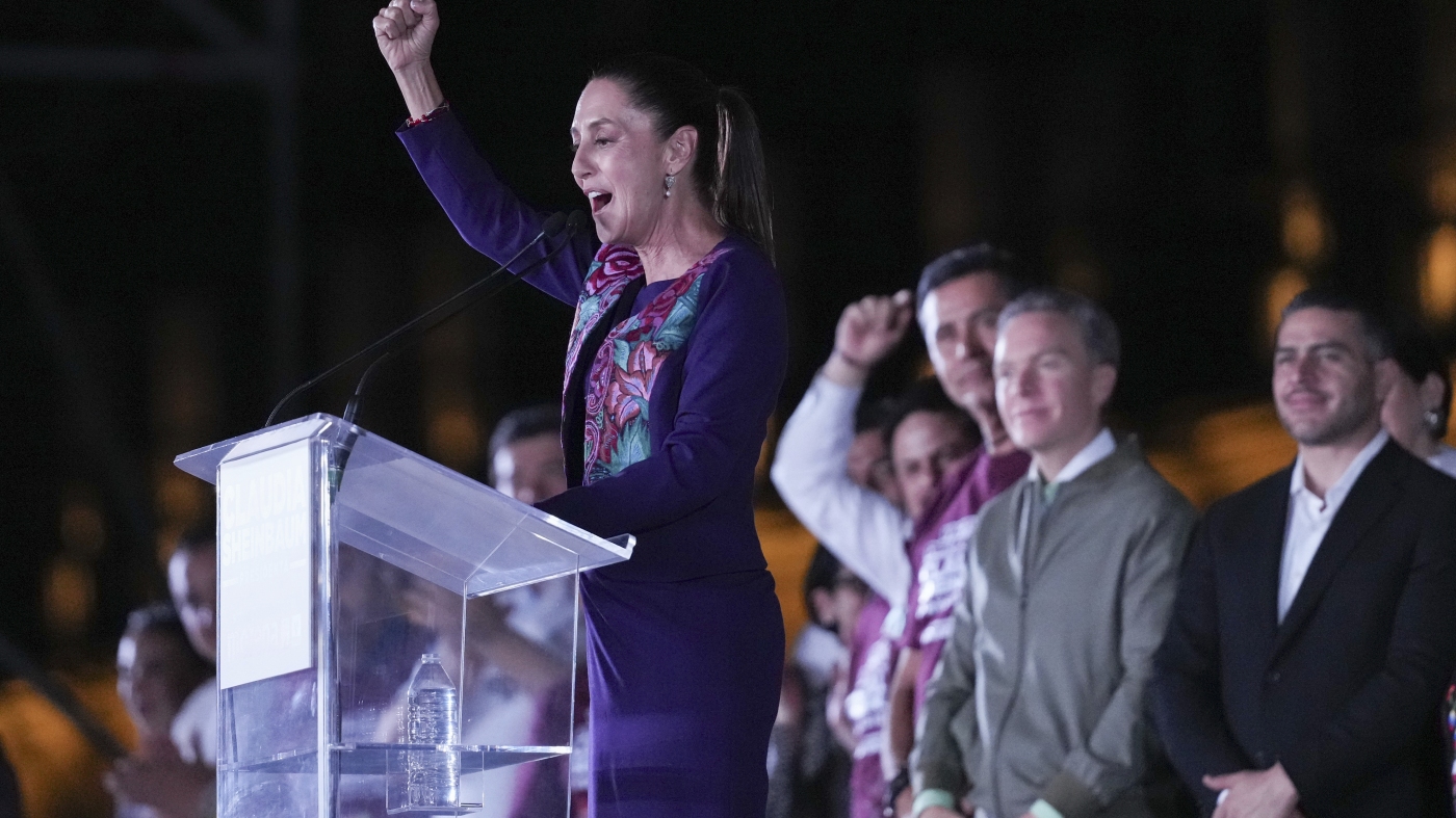 Claudia Sheinbaum to be sworn in as the 1st female president of Mexico : NPR