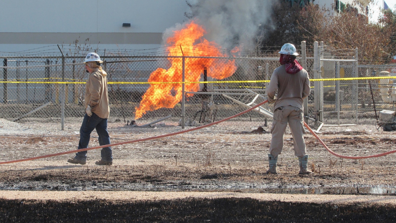 Officials identify driver who crashed into a Texas pipeline and sparked a 4-day fire