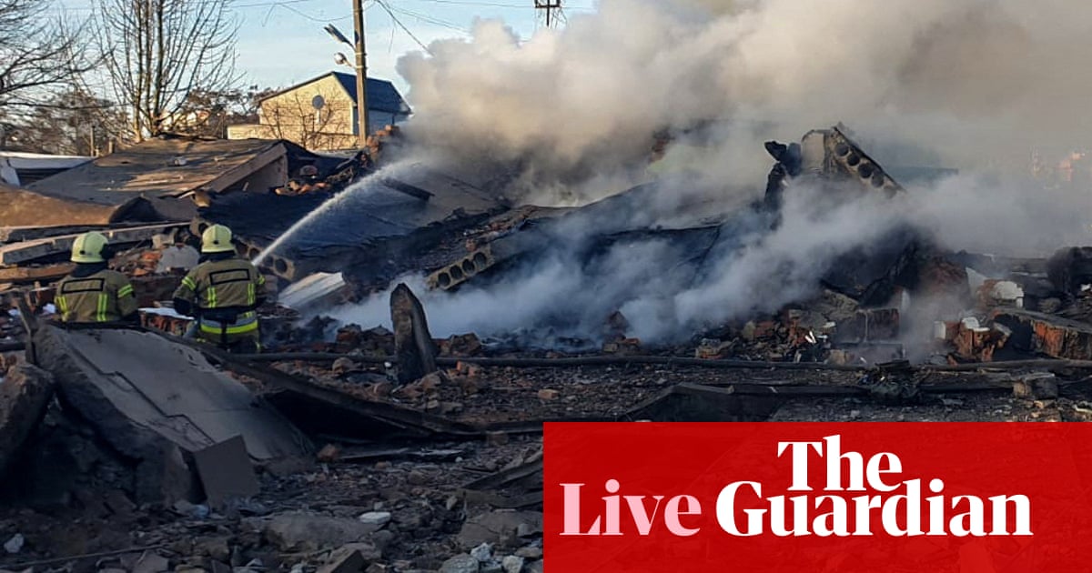 Ukraine war live: Russia launches massive missile strike, hitting energy grid and residential areas | Ukraine