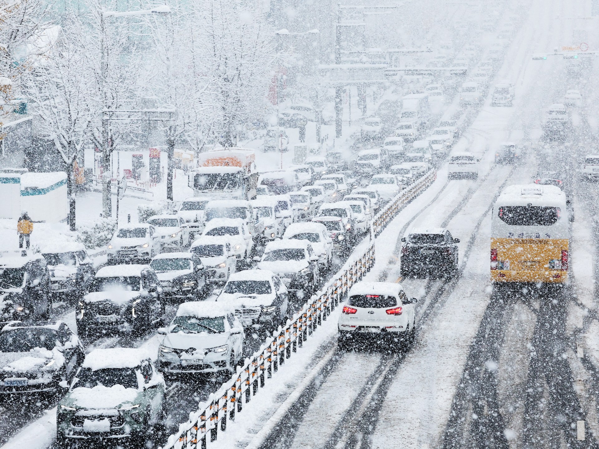 South Korean capital hit by record November snowfall | Weather News