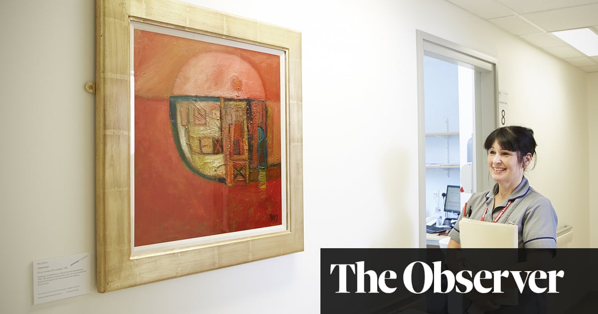 ‘They remind me there’s a life after cancer’: how paintings in NHS hospitals help patients feel better | Art