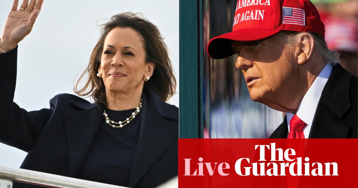 US election 2024 live: Harris and Trump converge on rust belt as final day of campaigning begins | US politics