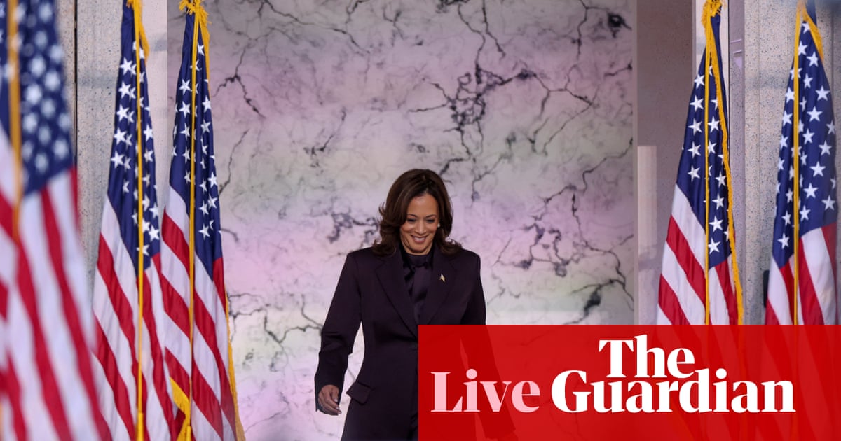 US election live: Trump to choose personnel in ‘days and weeks ahead’; Harris says ‘do not despair’ in concession speech | US elections 2024