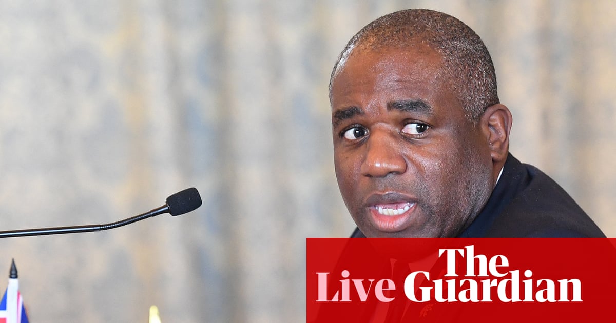 David Lammy plays down fears over Trump presidency and says UK must seize ‘opportunities’ on offer – politics live | Politics