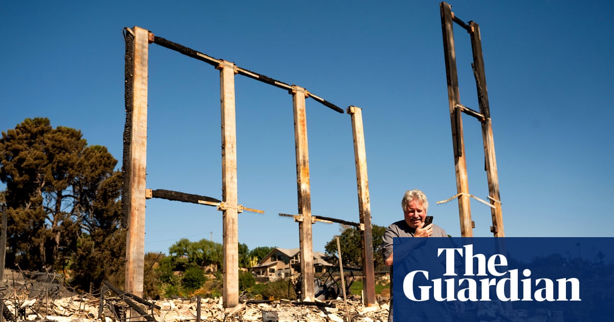 California fire crews make progress against wildfire that burned homes to rubble | California