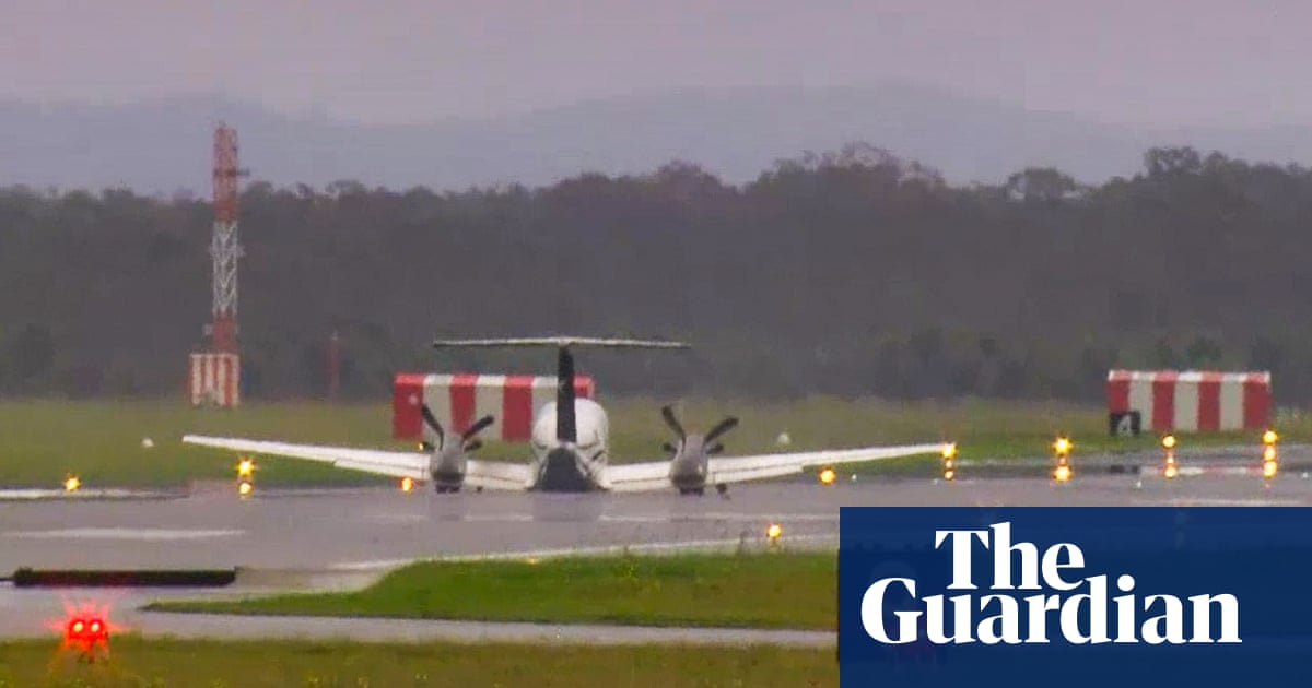 Landing gear fracture forced small plane’s ‘wheels up’ emergency landing, investigation finds | Australia news