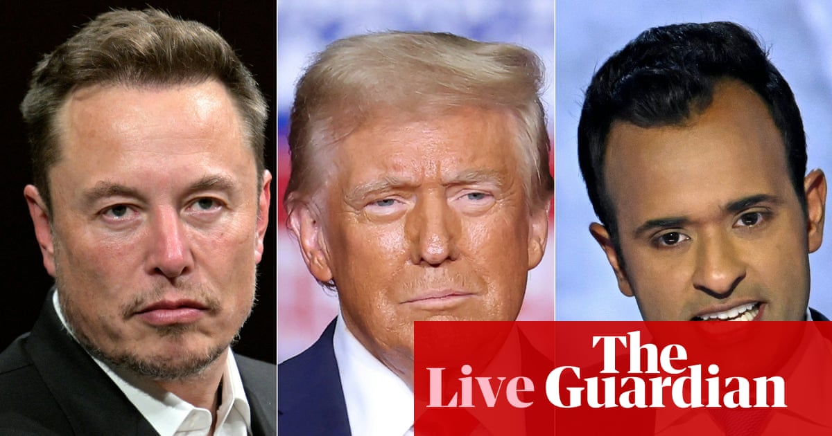 Trump’s Musk and Ramaswamy appointments spark conflict of interest fears – US politics live | US elections 2024