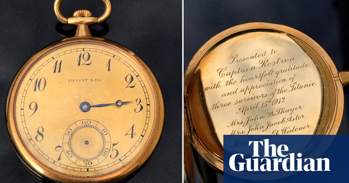 Watch given to captain who saved 700 Titanic passengers sells for £1.56m | The Titanic